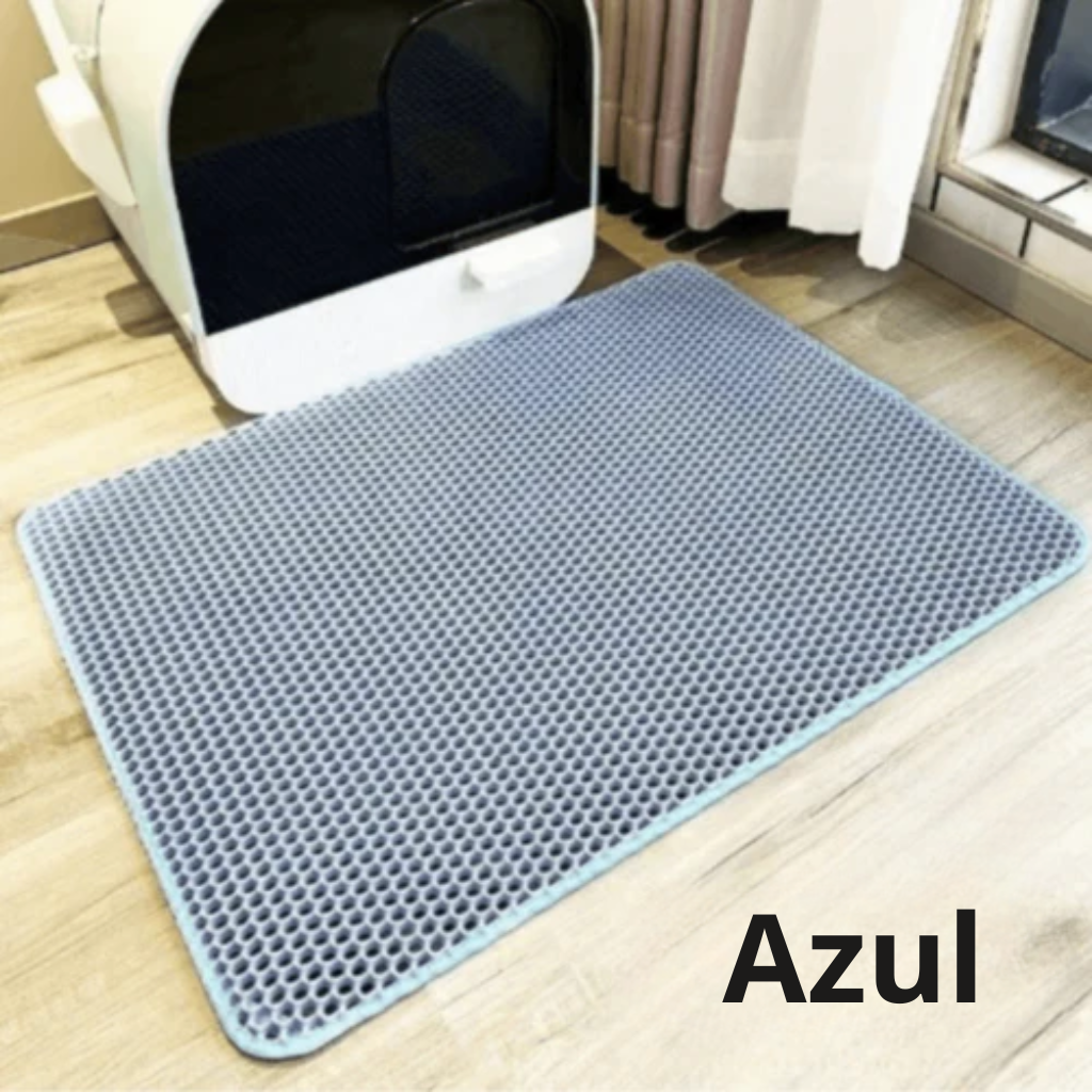 Alfombrilla higiénica recolectora de arena para gatos