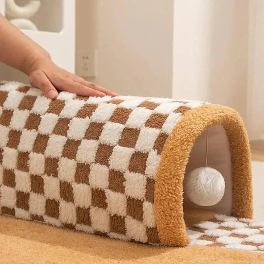 Alfombrilla de túnel para gatos