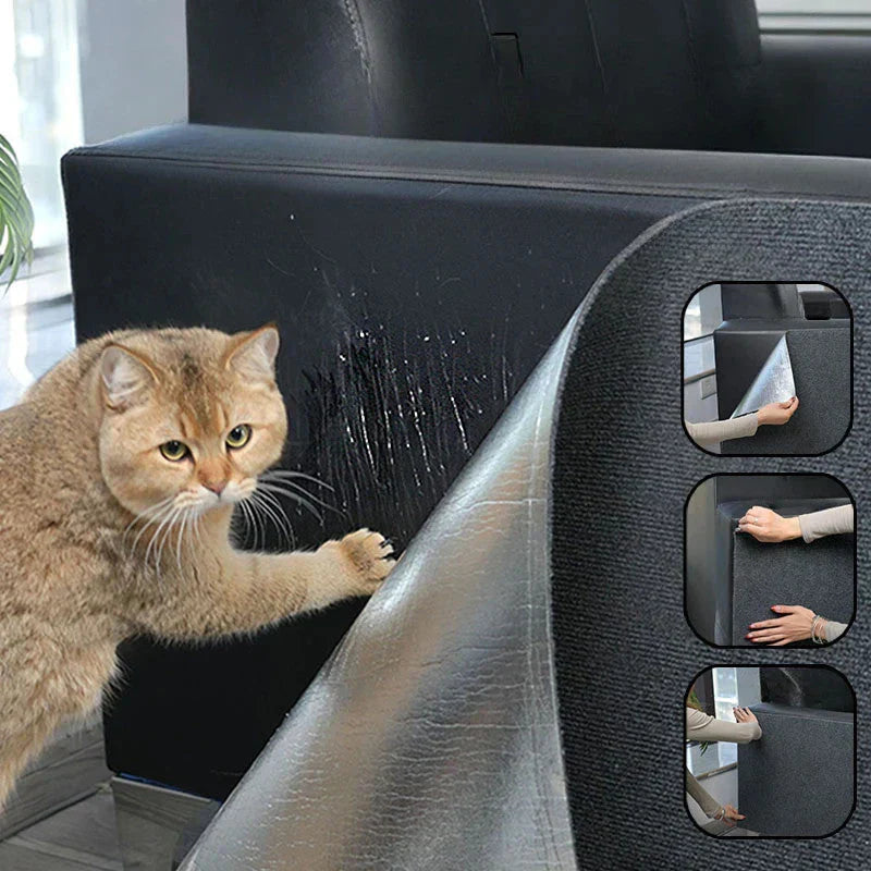 Alfombra Adhesiva Protectora para Gatos